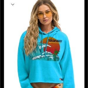 Brand new Aviator Nation Crop hoodie
